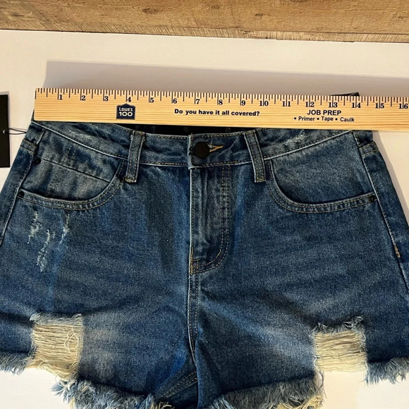 🌻 DenimX CutOff Distressed size XL Women’s Shorts - Picture 3 of 14